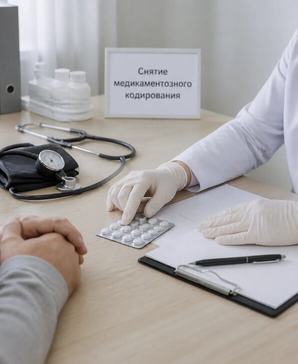 Снятие медикаментозного кодирования в Железнодорожном от 5127 р. | Медзона